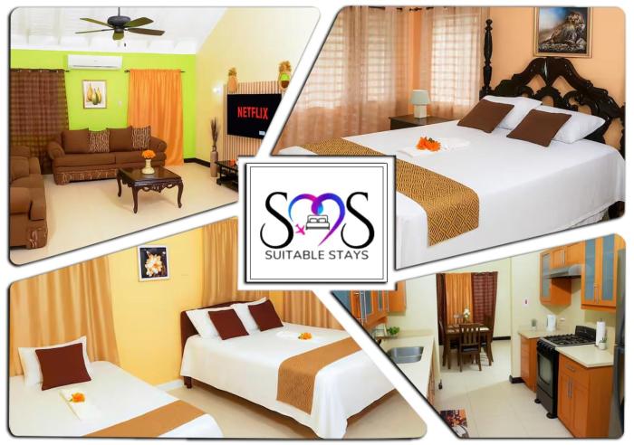 Prime Location Villa -Sleeps 7 -Private Pool & Gym -Peace & Comfort
