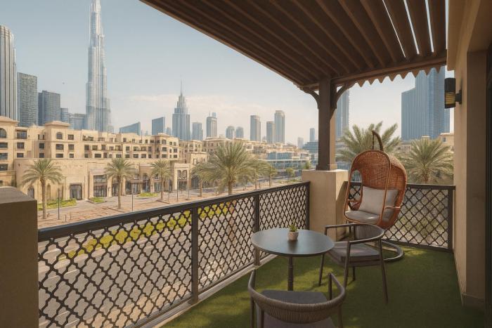 Downtown Burj Khalifa View One Bedroom Apartment
