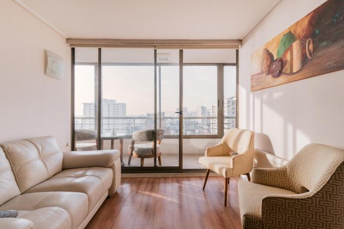 Magnificent ocean view from downtown Viña MINIMO 3 NOCHES