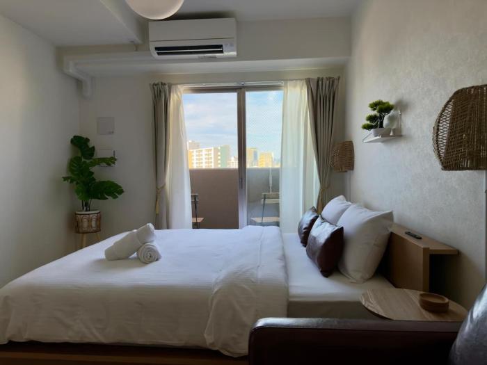 駅徒歩5min 無料自転車2台 難波10min コンビニ徒歩1分 TV 絶景 快適ソファ