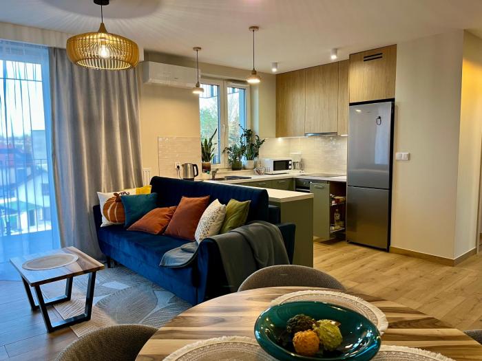 Nowy apartament Saska, z parkingiem