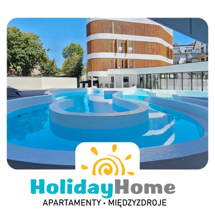 HolidayHomePL Baltic Waves A422 z osobną sypialnią i balkonem, GRATIS basen, sauna, gym