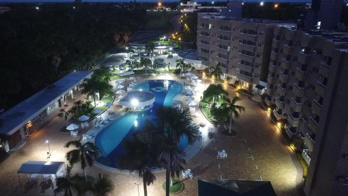 GRAN SOLARE BARREIRINHAS 105 - Flat completo térreo frete à piscina