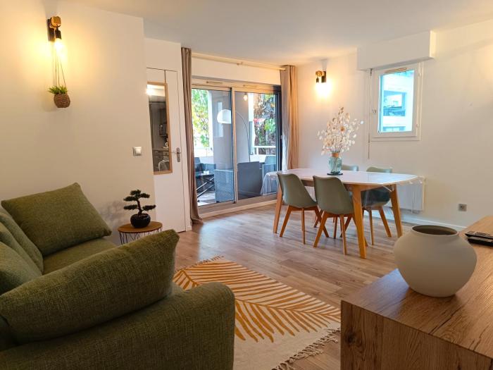 Appartement 4 personnes avec piscine, tennis, proche de la mer