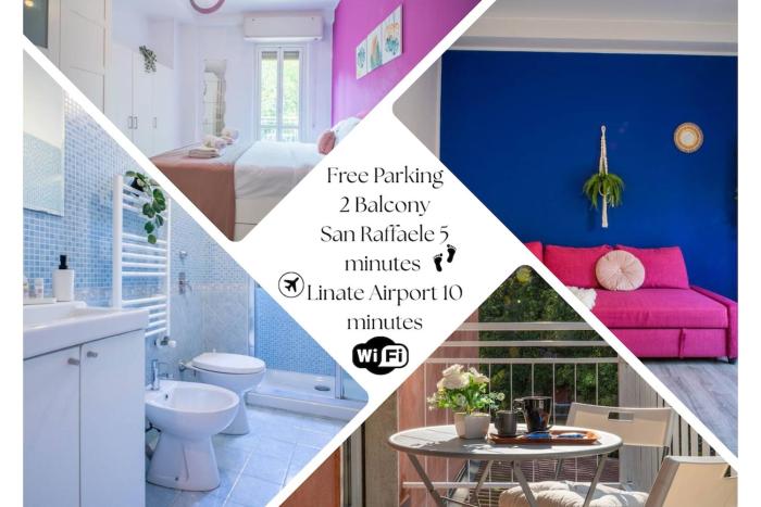 Comfort and Relax Free Parking 10 minutes to Linate