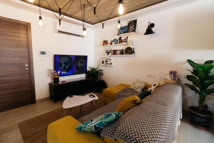 Bright and Modern Apt with an Industrial Touch