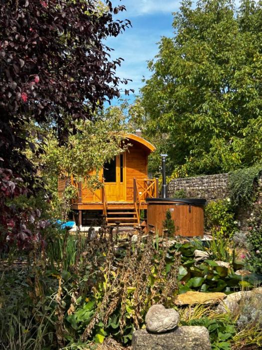 Domaine de la Mance - Roulotte tout confort avec bain nordique privé