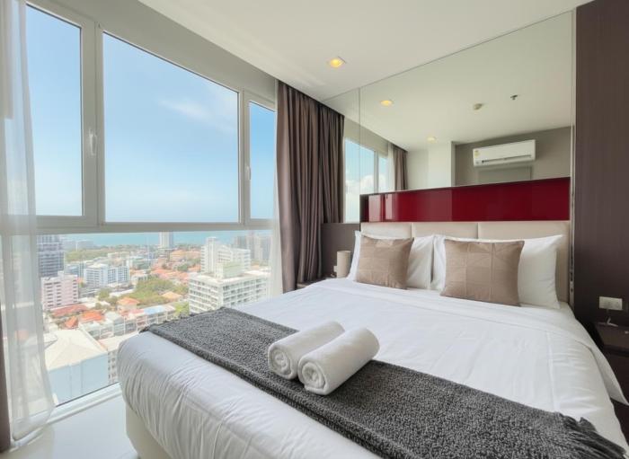 The vision condo - Sea view apartment balcony Pattaya Pratumnak beach