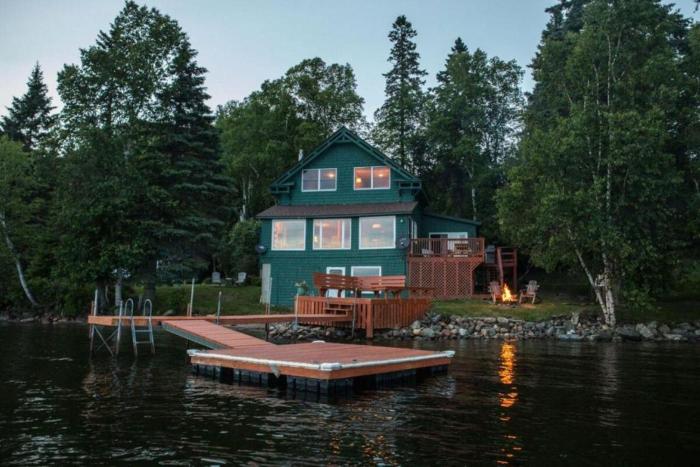 Gorgeous Cottage Rental on Banks of Rangeley Lake in Rangeley, Maine