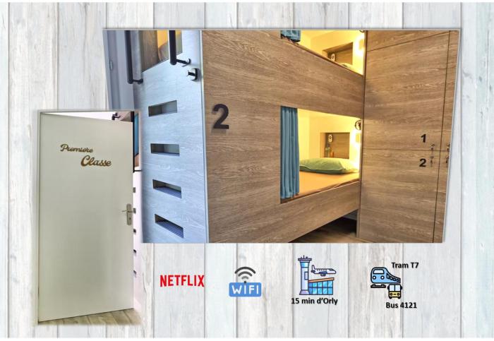 Lit 2 en 1ère Classe-Orly-T7-RER C&D