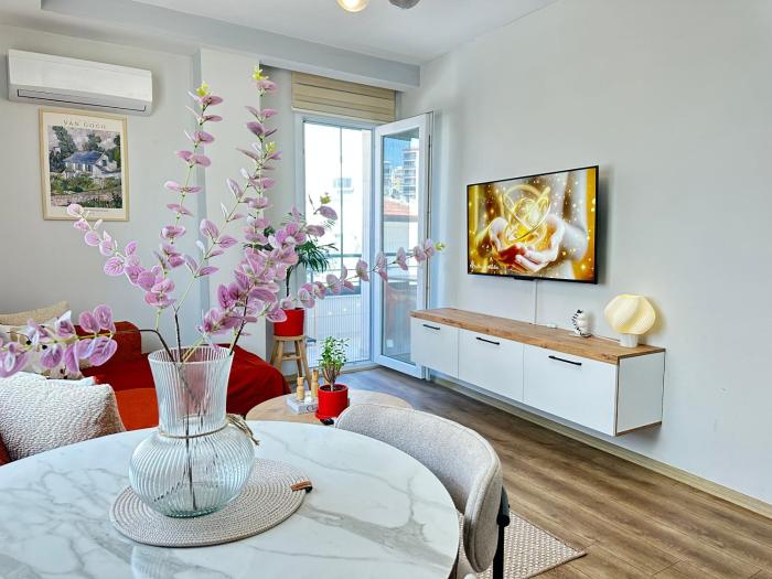 merkezde 2 odalı minimalist ev