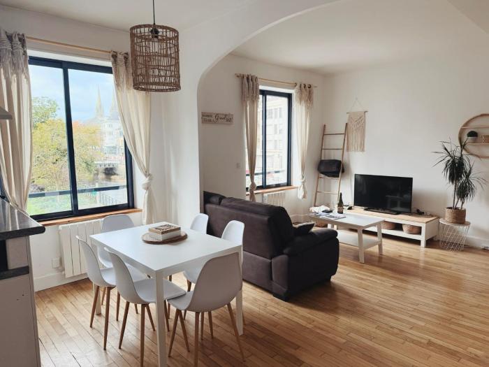 Quimper: T3 avec vue cathédrale proche gare