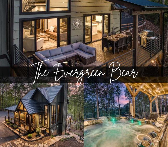 Mountain Lux Lodge Views Hot Tub & Firepits