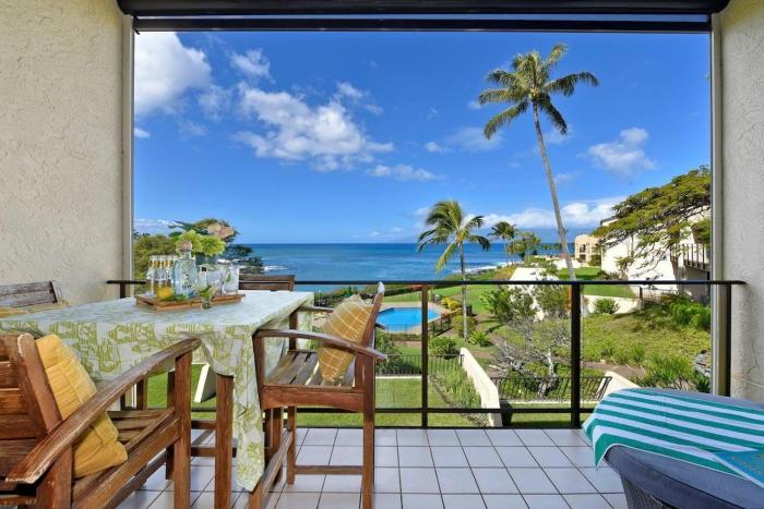 Napili Point C40 · NP C40 Beautiful OceanFront 2BD Ocean View AC