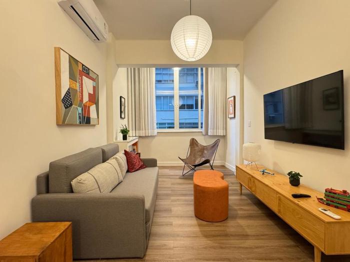 Apartamento espaçoso e agradável em Copacabana
