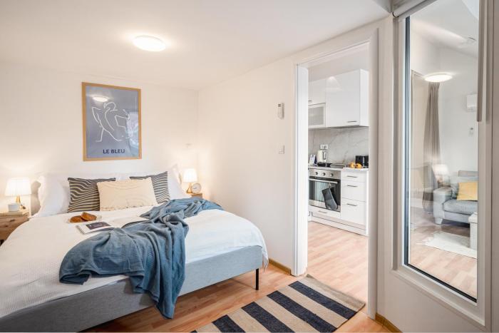 Prague Days - One-Bedroom Apartment with Sauna, AC and Workspace in Žižkov