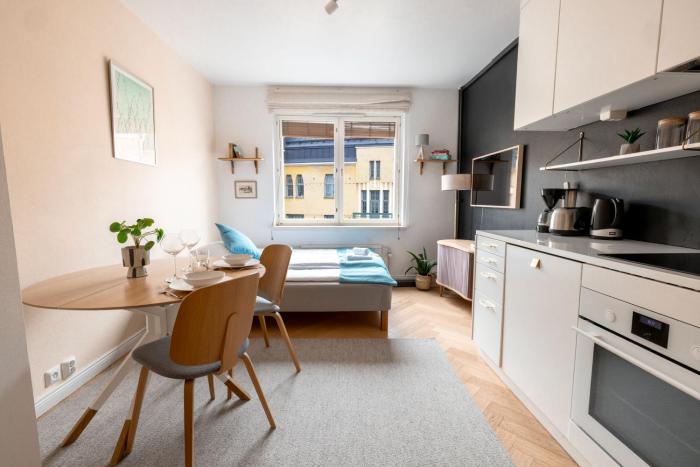 2ndhomes Premium studio with full kitchen in Punavuori
