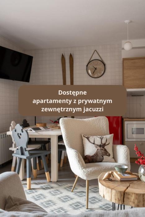 Kominkowy Chill - prywatne zewnętrzne jacuzzi w wybranych apartamentach