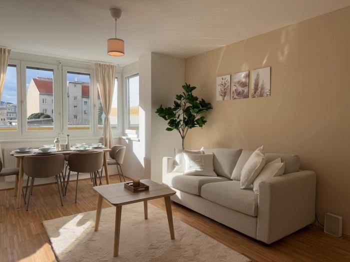 2BR, Balcony, Central, Donau, U6 & S-Bahn - BRN 16