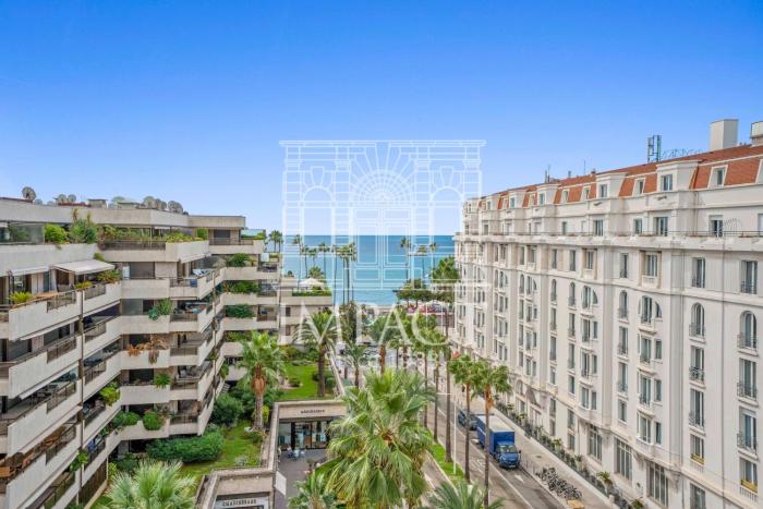REF 1244 - Cannes Back Croisette - Sea view apartment for rent
