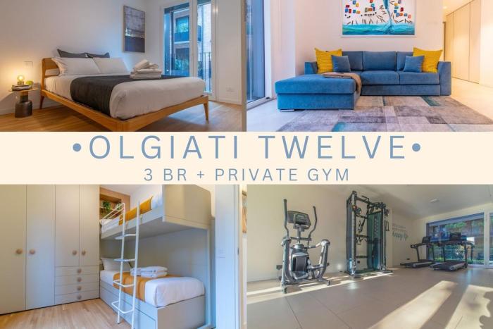 Olgiati Twelve - 3 Charming Bedrooms and Gym