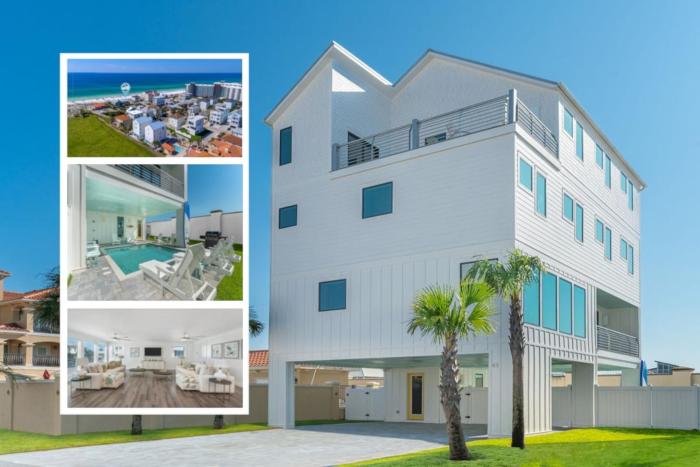 Sunbeam! Sleeps 18! Beach Access! Heated Pool!