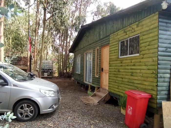 Cabaña entre eucaliptos en Huaquén 3D 1B más patio