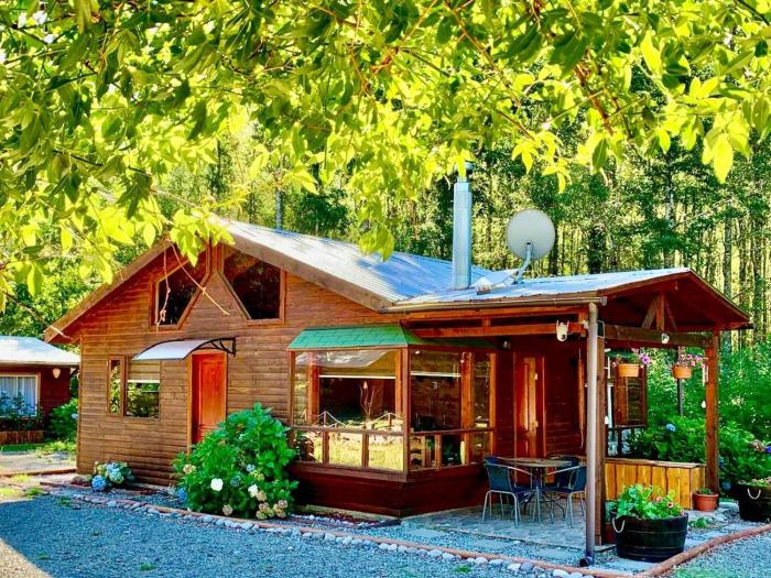 Cabaña Casa Victoria con Bosque,Río & Starlink Internet