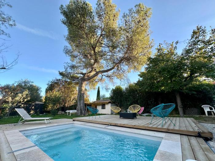 Villa Maguy - Piscine et jardin privée - Proche centre ville Aix en Provence - Parking - Boulodrome - Plancha