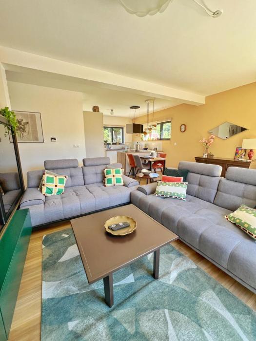 Maison moderne avec jardin au cœur du vignoble