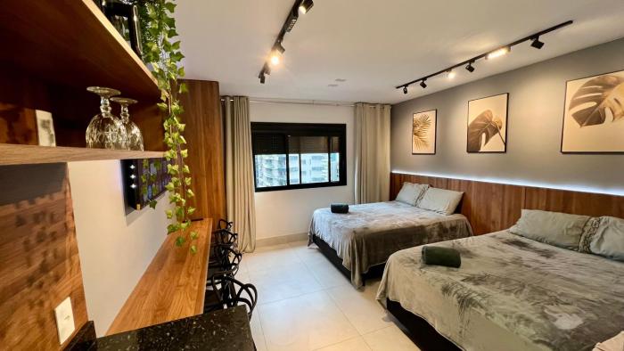 Luxury Flat in Vila Olímpia with Rooftop Pool, Gym, Cinema & More!