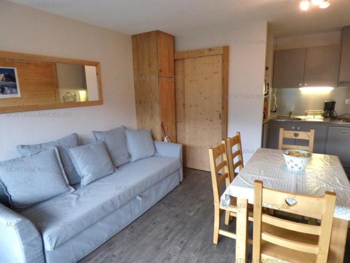 Studio rénové avec balcon exposé sud, idéal pour 4 personnes - FR-1-458-141