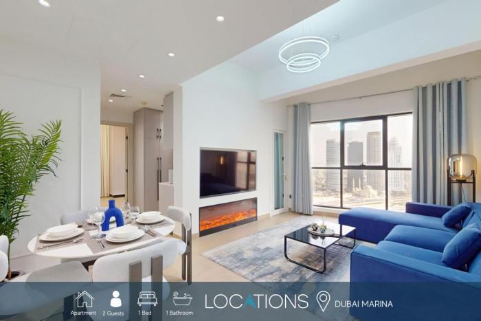 Locations l Elegant 1 Bedroom l Skyline Views l Dubai Marina