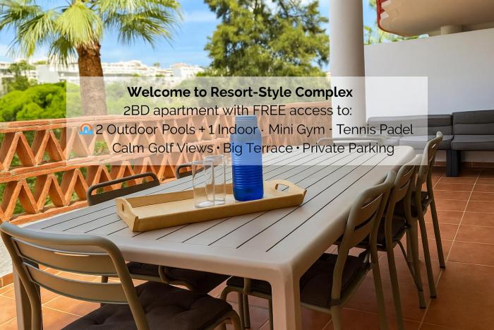 Miraflores Oasis Golf View by Kaida Stay