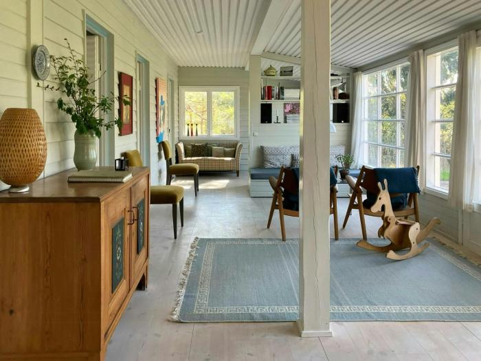 Yellow Summer House With Character And Tranquility