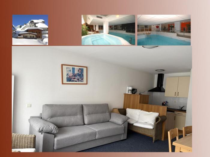 Appartement 6 pers, vue pistes, piscine, animaux admis, WIFI - FR-1-859-5