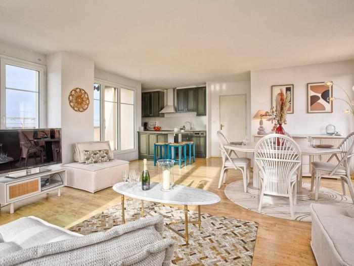 Appartement lumineux avec piscine, proche Cabourg - FR-1-788-93