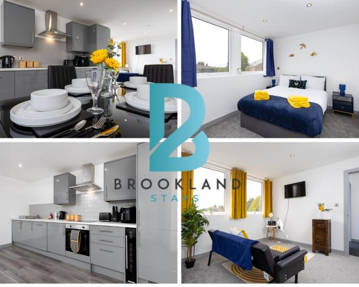 One Bedroom by Brookland Stays Serviced Accommodation Short Lets Leeds with Free WiFi