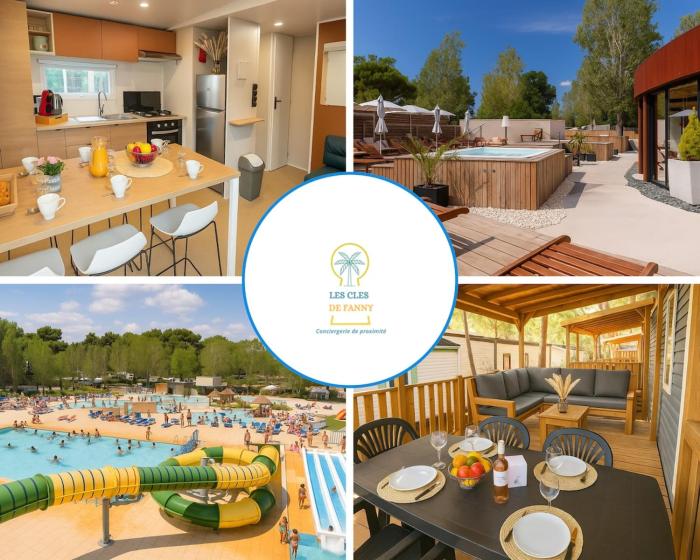 Camping Domaine la Yole, mobile-home pour 6 pers