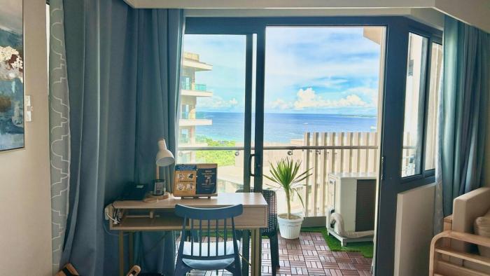 TDJ Japandi Room with Residential Pool access in Tambuli Seaside Mactan