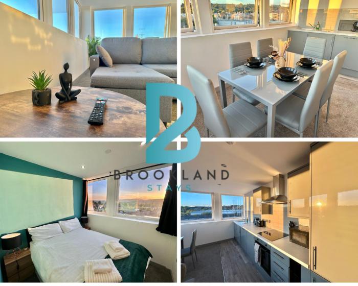 Two Bedroom Flat by Brookland Stays Serviced Accommodation Short Lets Leeds with Free WiFi
