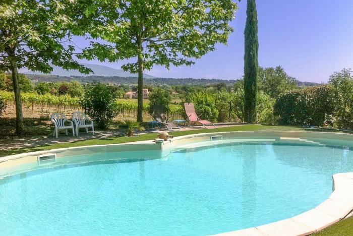 Maison de Charme en Provence - Vue sur le Mont Ventoux
