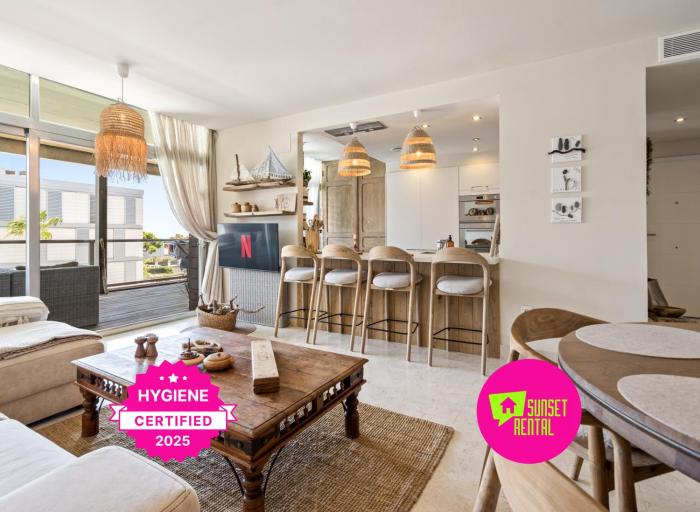 Huge terrace apartment in Punta Paloma