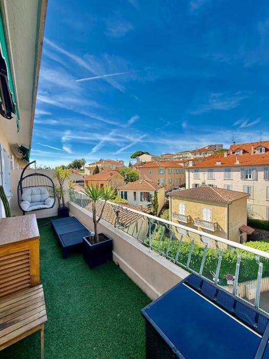 T2 cosy avec terrasse près du Suquet, Cannes