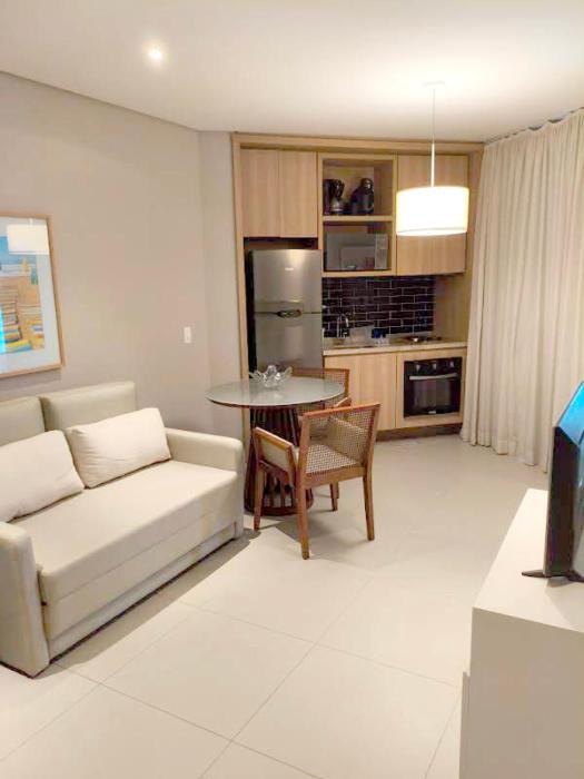 Unique Residence Apartamento Vista Mar Santos com garagem