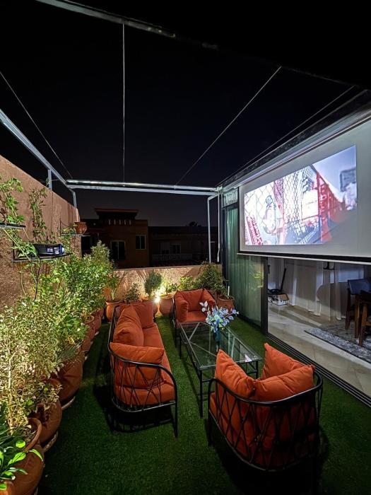 Terrasse & Cinéma au cœur de Marrakech