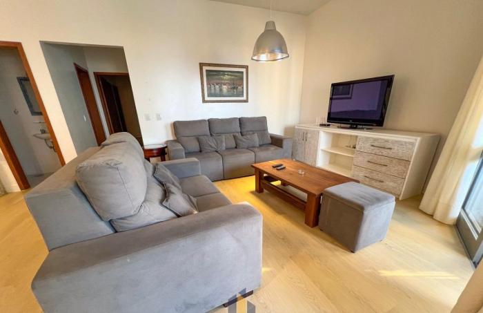 Apartamento frente mar com 3 quartos