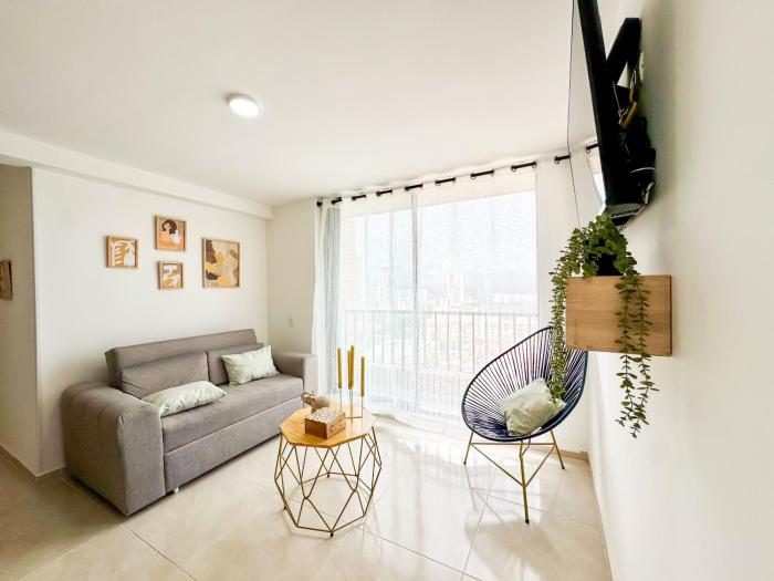 Tu Hogar en Floridablanca - Apto de 2 Habitaciones con Aire Acondicionado