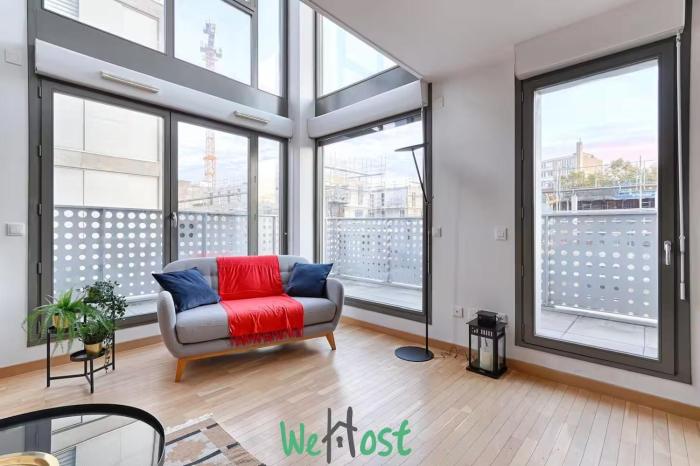 Ancien Canal - Seine-Saint-Denis - CI - Grand 3 pièces moderne avec Parking à Pantin