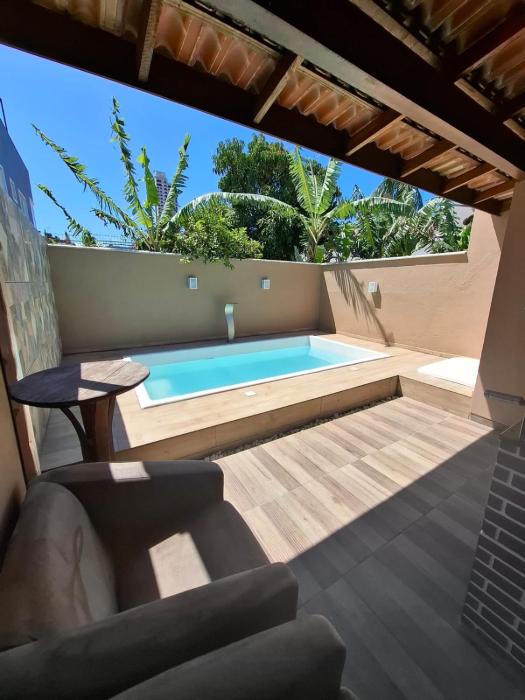 Casa Privativa - Pisicna, AR, Wifi, 2 quartos, 2 Banheiros, Garagem - Porto Belo, Perequê